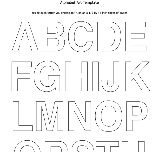 Printable Letters Cut Out 7 Best Images Of Free Printable Alphabet