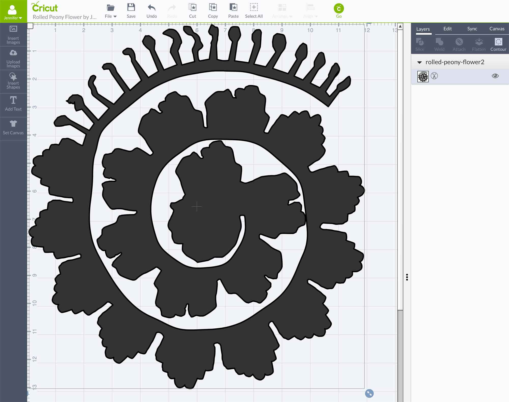 Free 314 Svg Spiral Paper Flower Template SVG PNG EPS DXF File