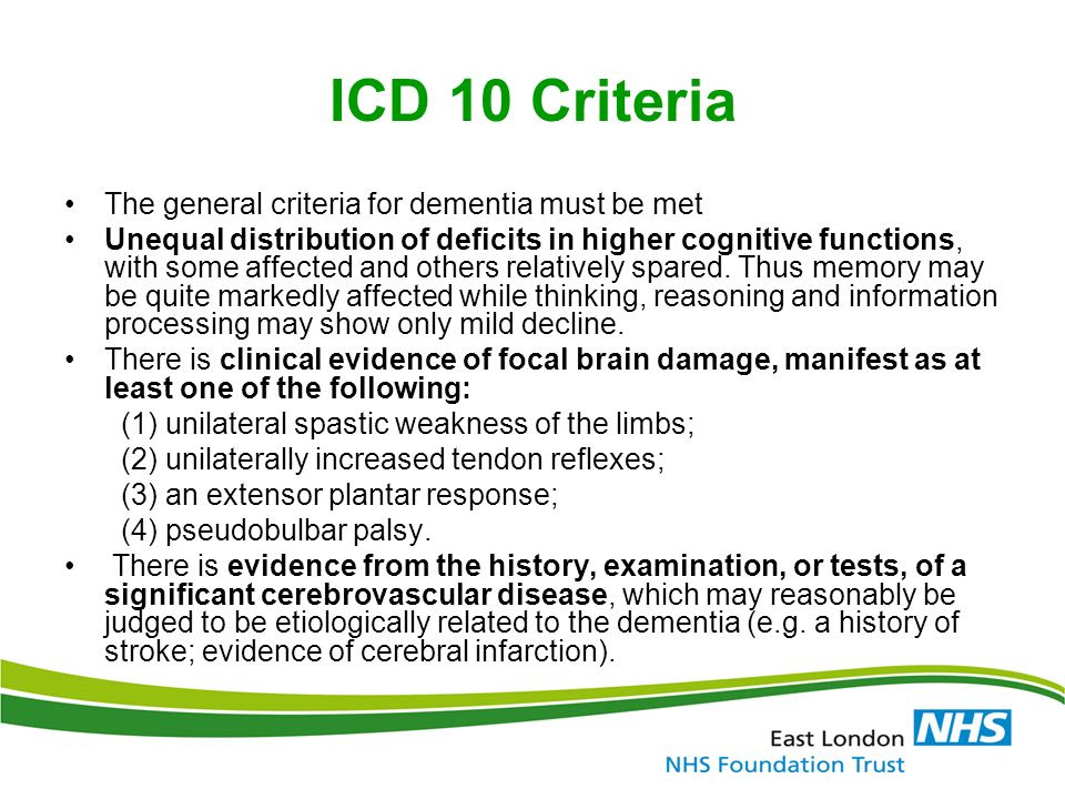 Icd Code For Dementia With Behavioral Disturbance