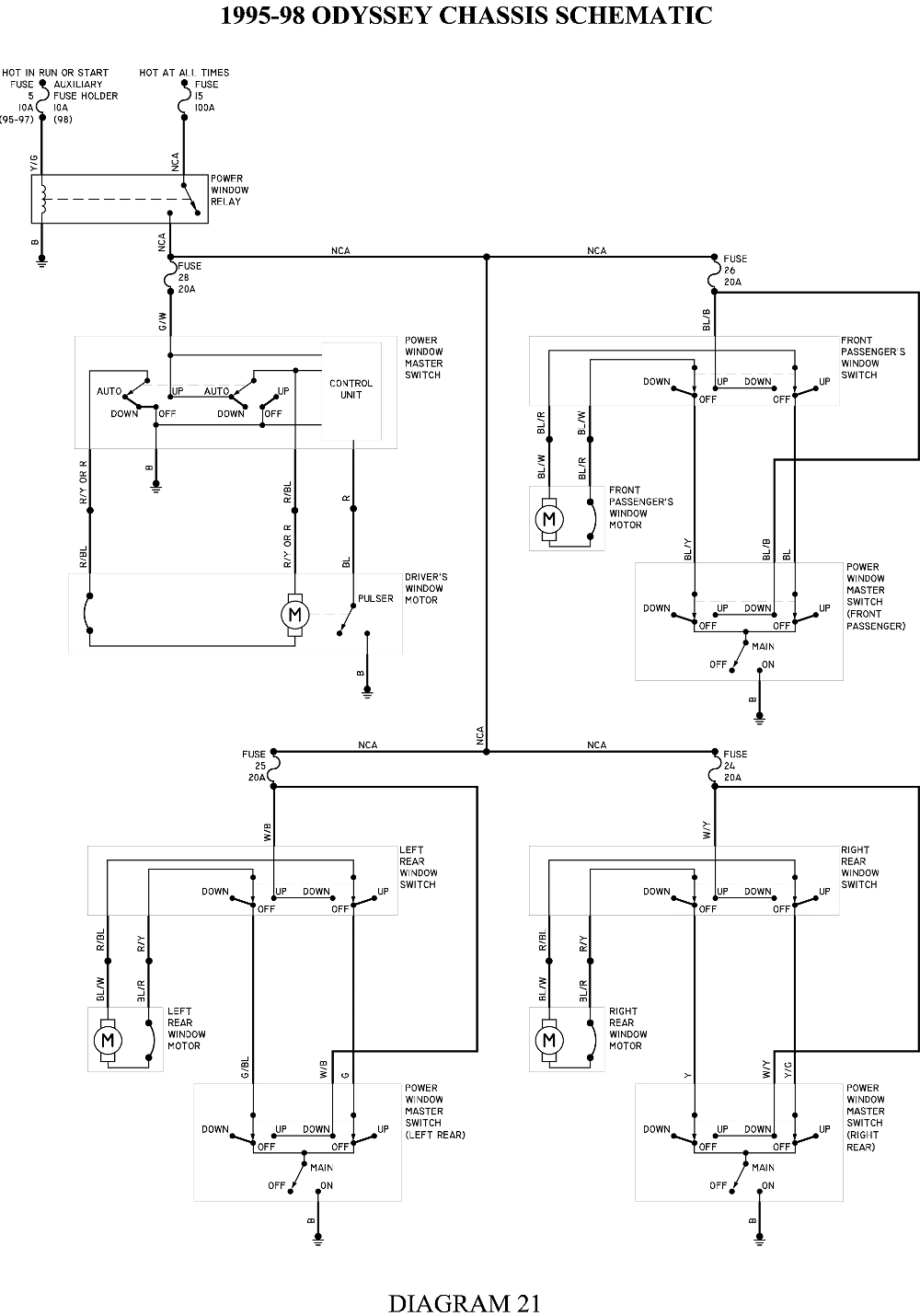 99 Honda Cr V Wiring Diagram - Fuse & Wiring Diagram