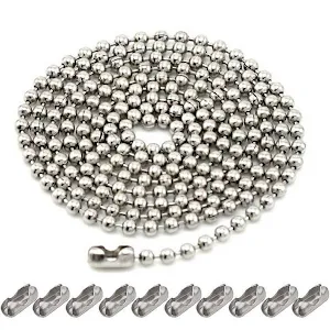 Susuntas 3m Length Ball Chain 3 2mm Diameter Beaded Pull Chain