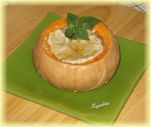 FLAN DE COCO EN CALABAZA