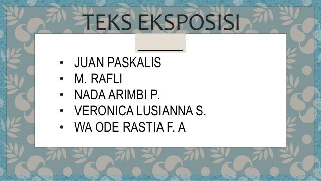 Contoh Teks Eksposisi Kelas X Smk - Contoh 317