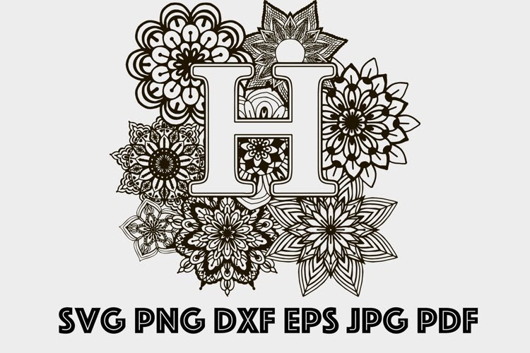 Download Multi Layered Alphabet Mandala Svg Free For Cricut - Free ...