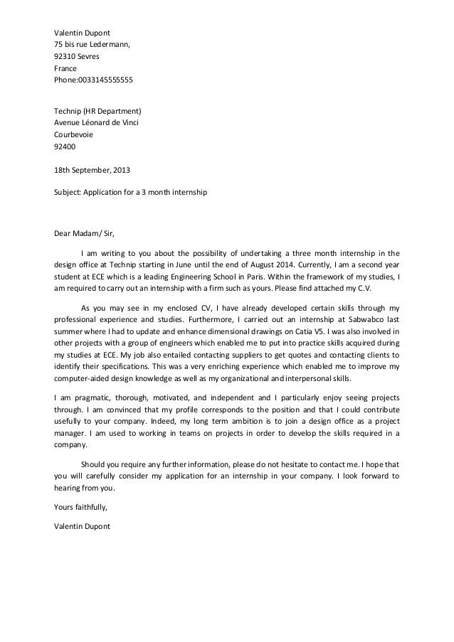 Letter Of Application Letter Of Application Model