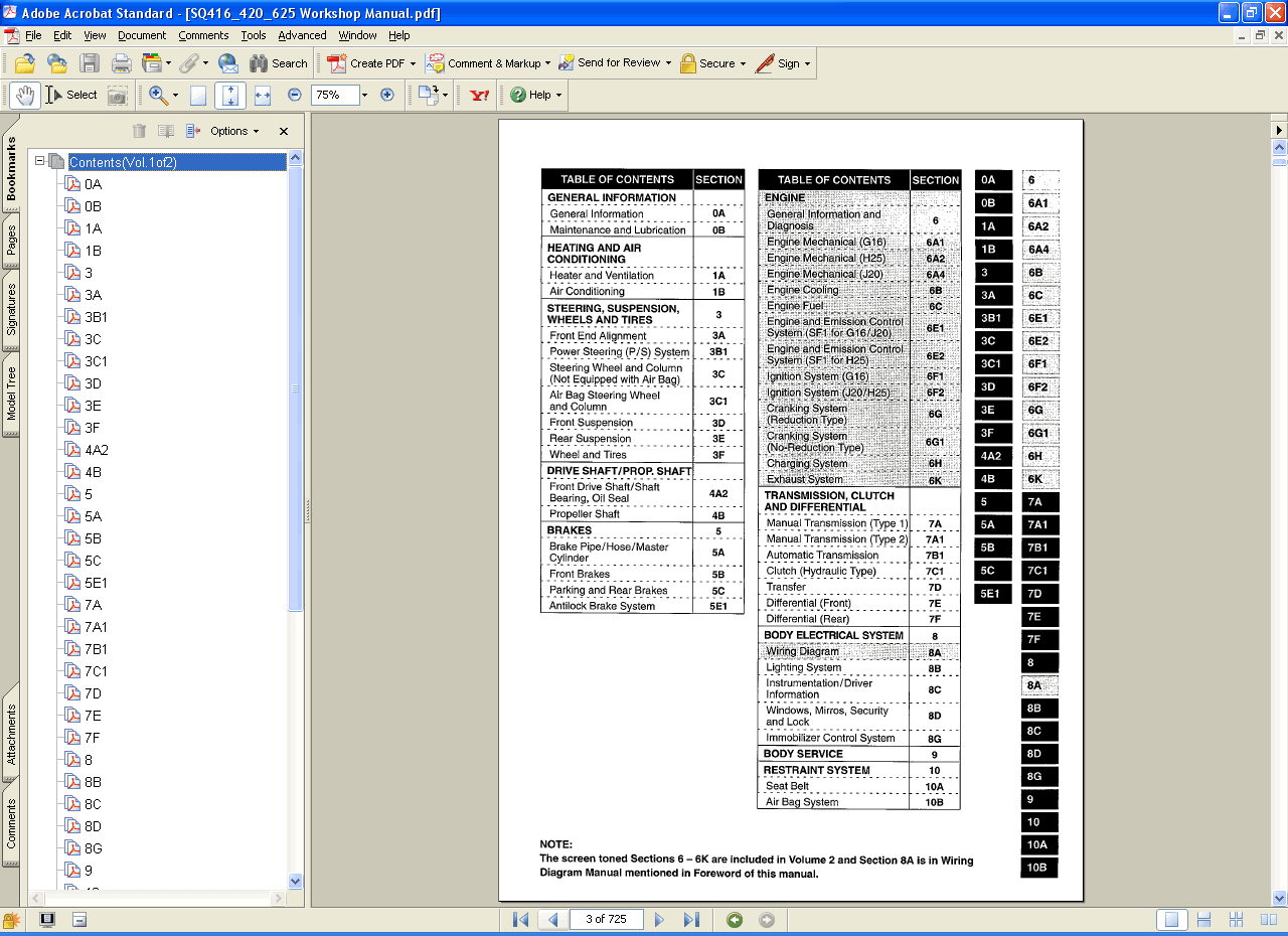 Wiring Diagram Suzuki Grand Vitara