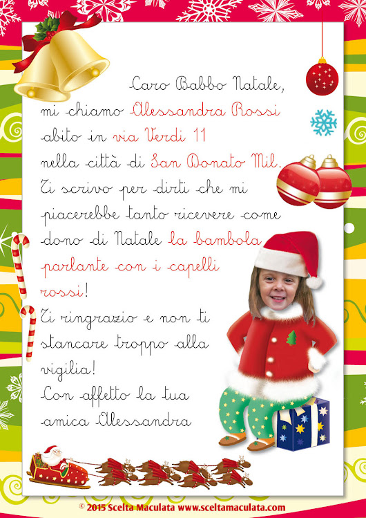 Lettera Di Babbo Natale Da Scaricare Lettera Di Risposta Di Babbo Natale Da Stampare Gratis E