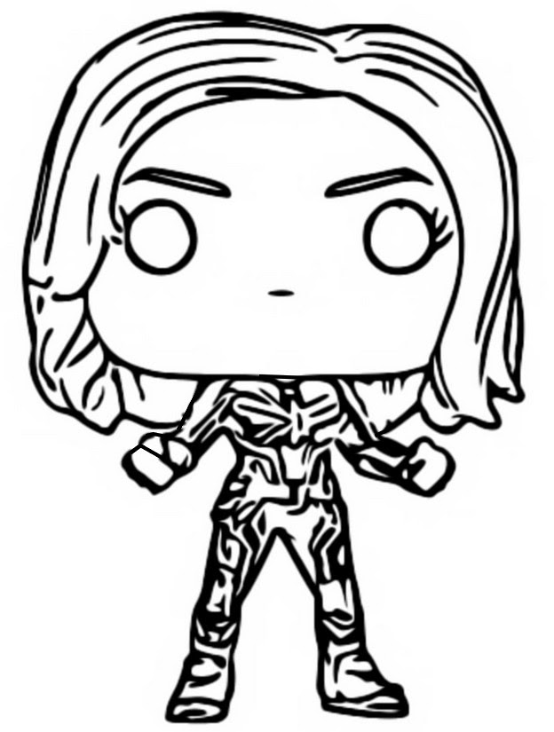 Funko Pop Para Colorear Iron Man - páginas para colorear