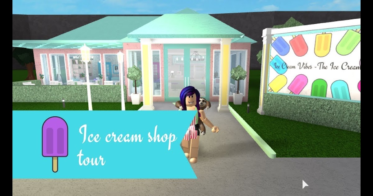 Opening My Tiny Ice Cream Shop In Bloxburg 20k Roblox