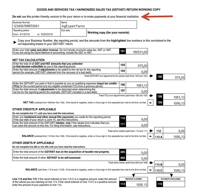 Cra Hst Rebate Form