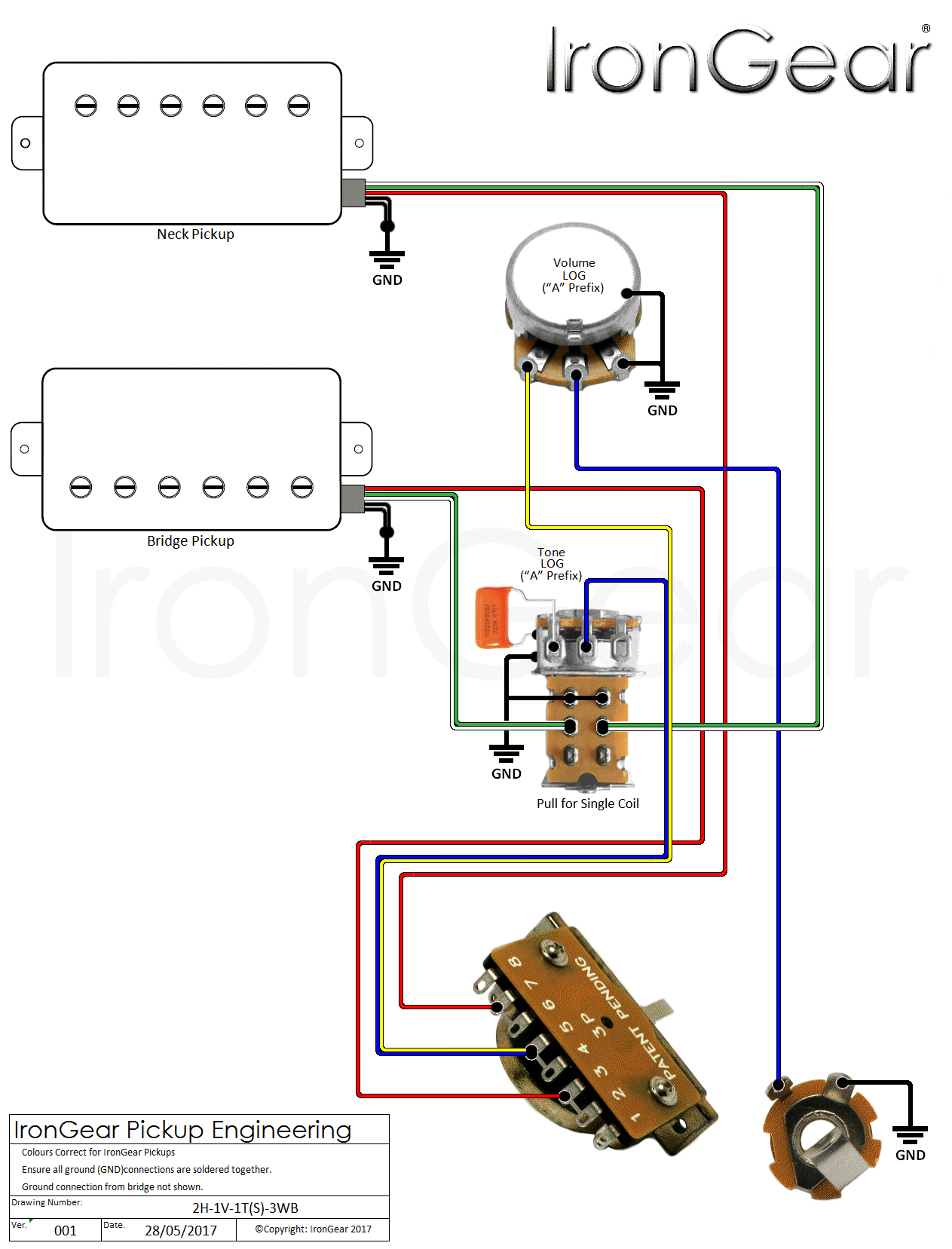 Warlock Guitar Wiring Diagram