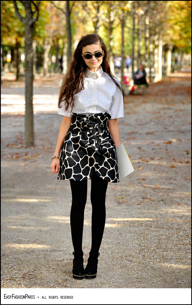 Easy Fashion: Miss Natalia Alaverdian - Les Tuileries - Paris