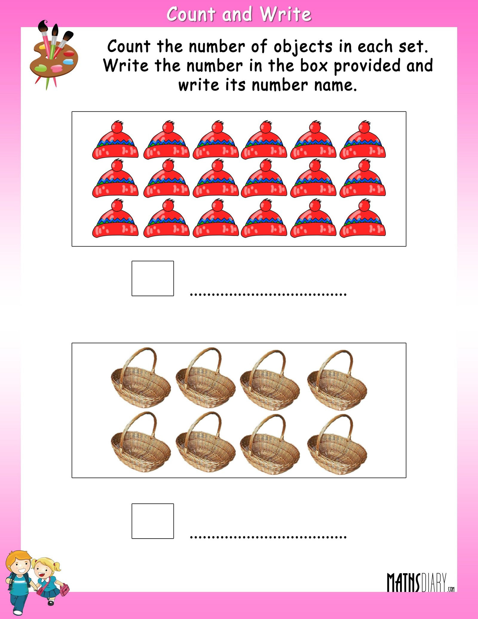 What Number Should Kindergarten Count To