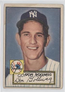 1952 Topps #128 - Don Bollweg RC (Rookie Card) [Poor to Fair] - Courtesy of COMC.com