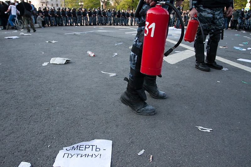 Разгон мирной демонстрации 6 мая 2012 года. Болотное дело