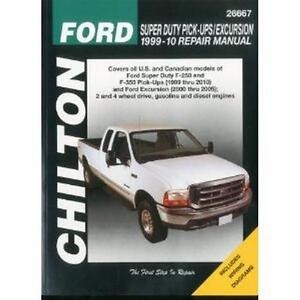 Chilton Repair Manual Ford F250