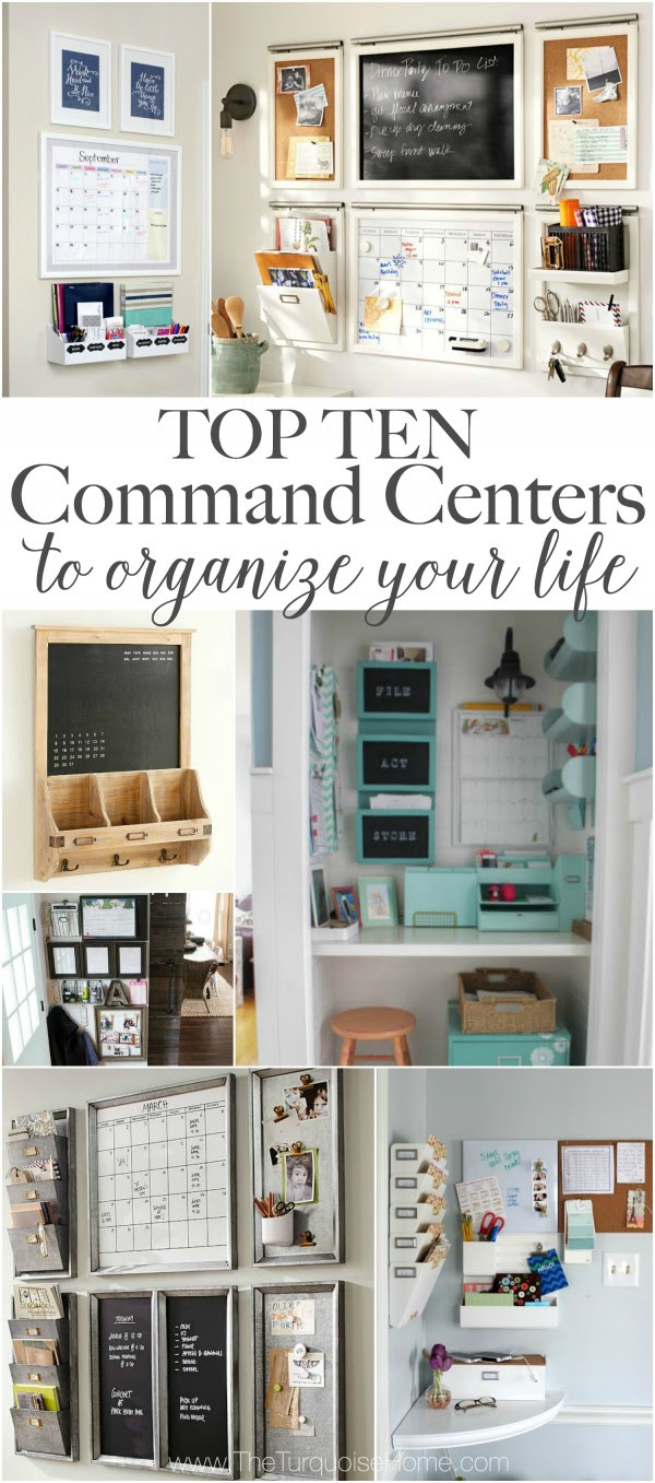 10 Family Command Centers - The Turquoise Home