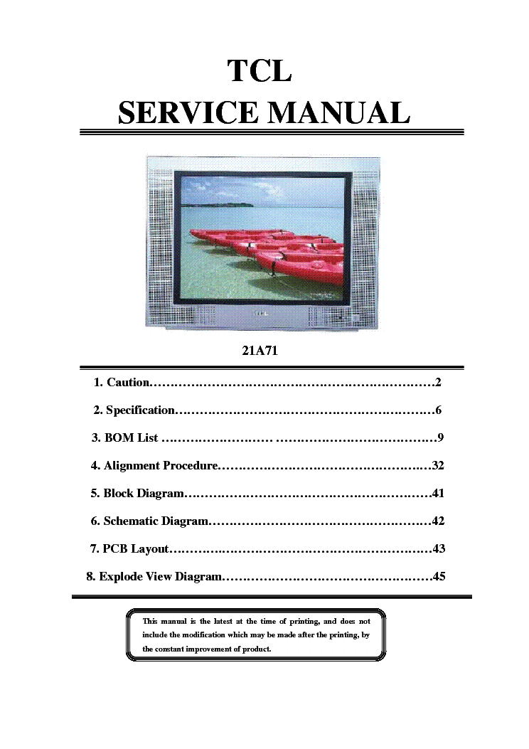 Tcl Tv Circuit Diagram