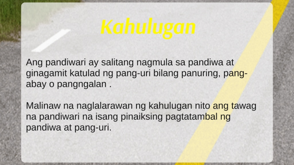 Mga Bahagi Ng Pananalita Chart Bahagi Ng Pananalita Flashcard Kundi Ang Mga Salita Lamang Na