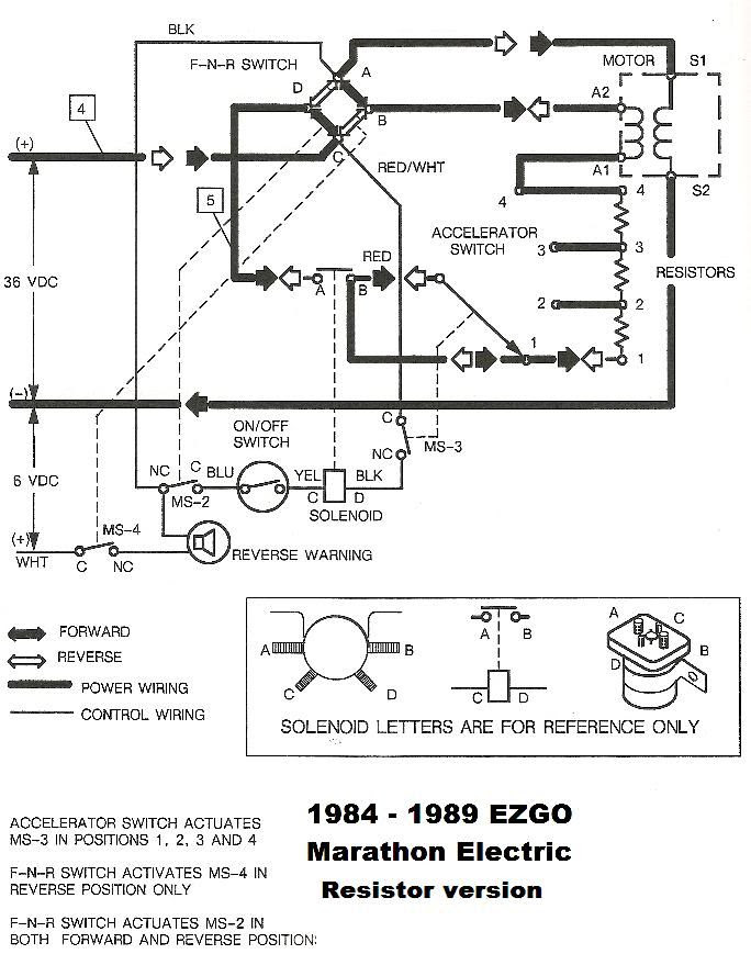 1989 Ezgo Marathon Golf Cart Wiring Diagram - Wiring Diagram Schema