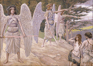Adam and Eve Cast Away from Garden of Eden