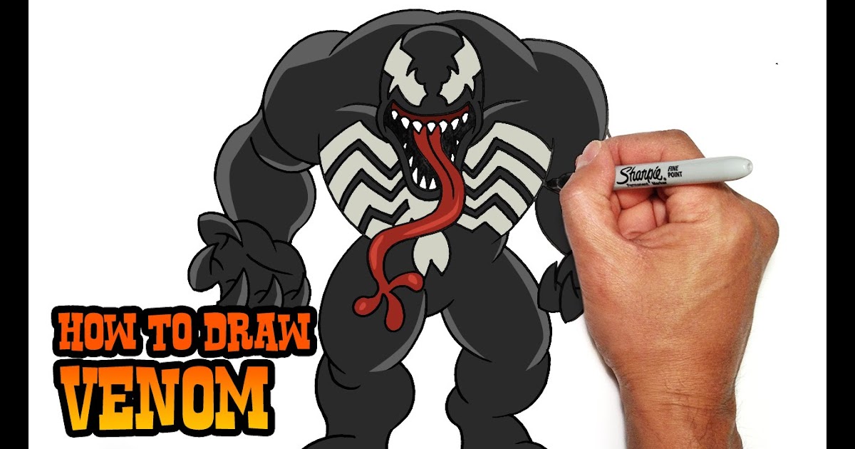 Venom Drawing Full Body Easy