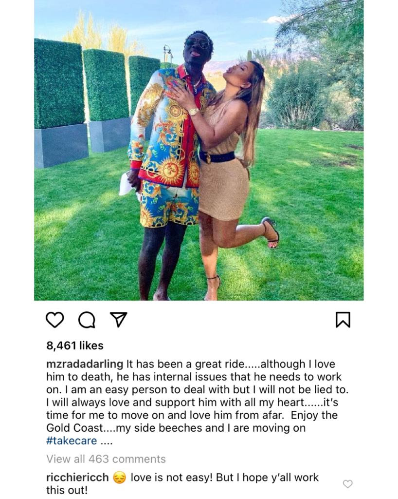 Michael Blackson S Girlfriend Breaks Up With Him And Announces It Online Naijaphaze