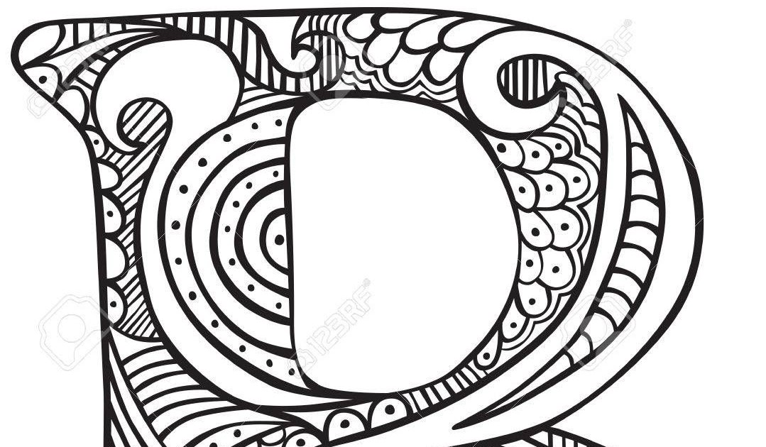 Letter K Coloring Pages For Adults - Coloring Book