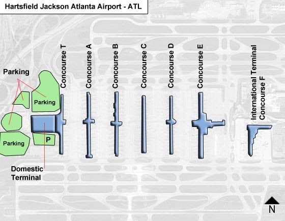 Hartsfield Jackson Map World Map 07