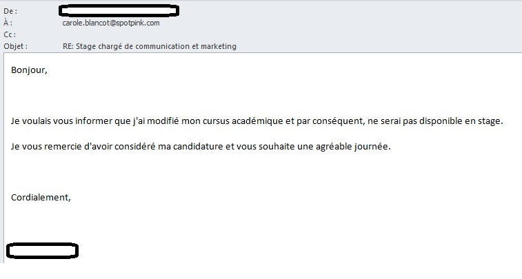 Exemple De Demande De Stage Par Mail  jesabuabu
