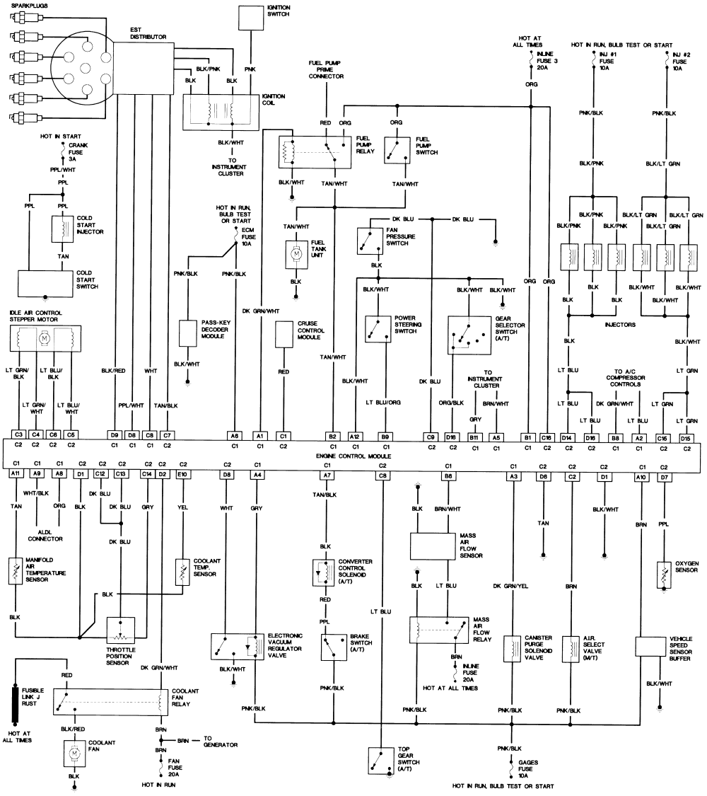 1990 Camaro Wiring Diagram - Wiring Diagram Schema