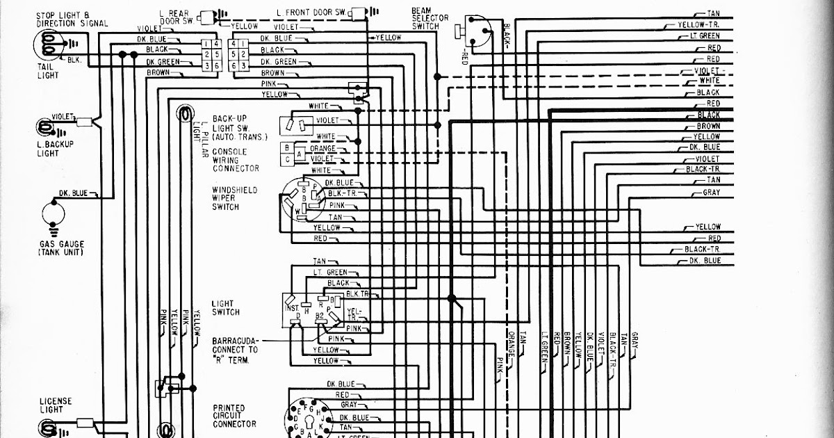 Wiring Diagram For 1965 Plymouth - Complete Wiring Schemas