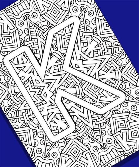 Alphabet Colouring Pages For Adults | Coloring Page Blog