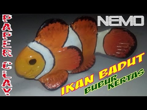 Prakarya Kreatif Cara  Mudah Membuat Ikan Badut Dari Koran 