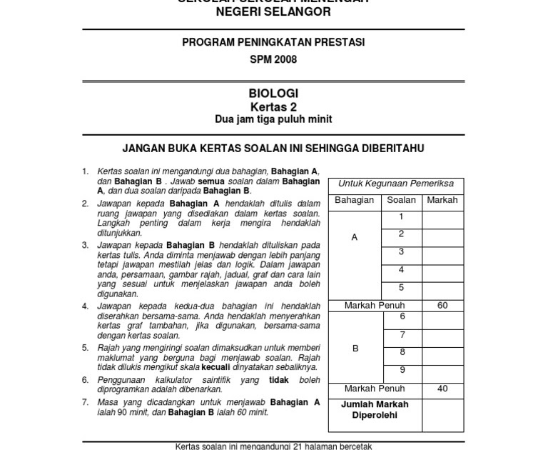 Soalan Trial Matematik Spm 2021 Johor