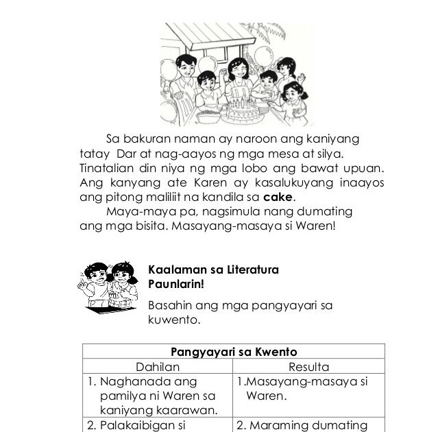 Maikling Kwentong Pambata Na May Tanong At Sagot Pdf