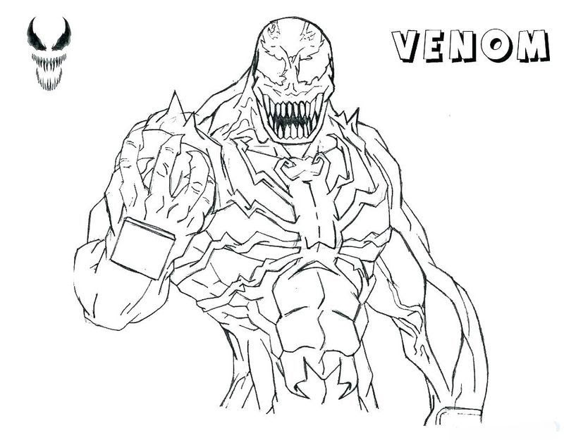 Carnage Printable Free Coloring Pages - Dejanato