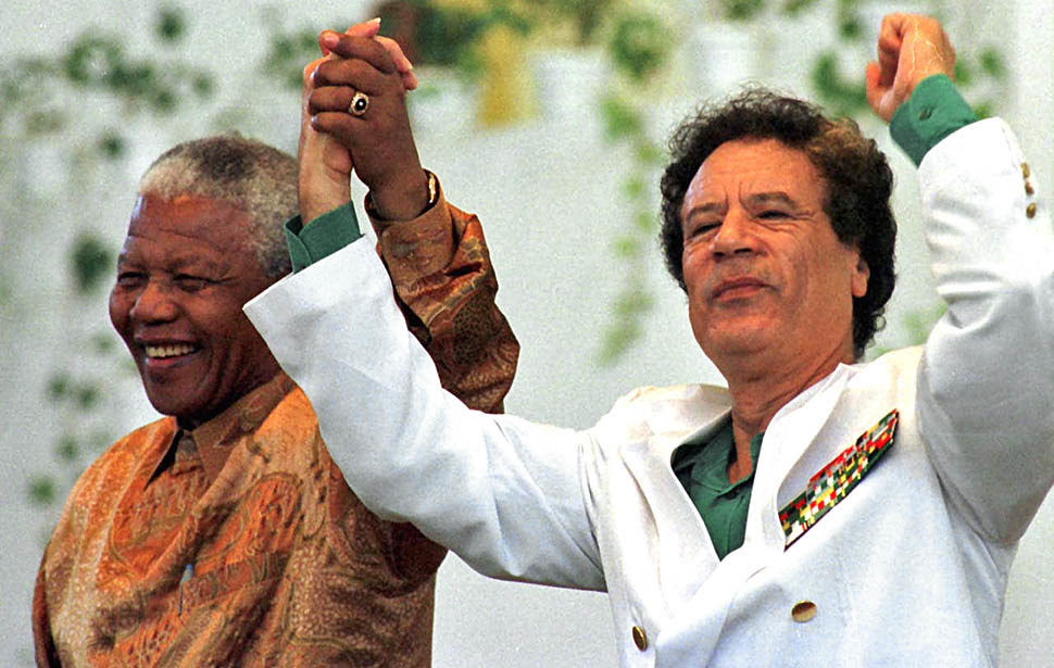 Mandela e Kadafi