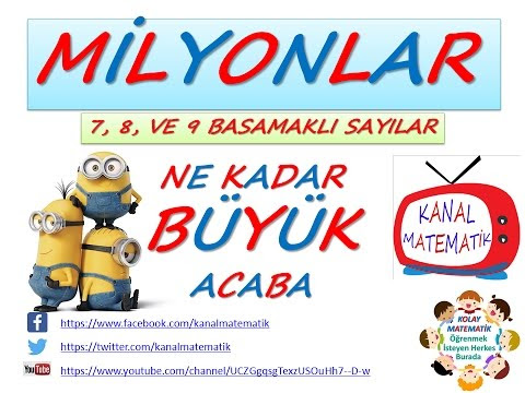 5 Sinif 7 8 9 Basamakli Sayilar Basamak Ve Boluk Kavrami Konu Anlatim Videosu Kanal Matematik