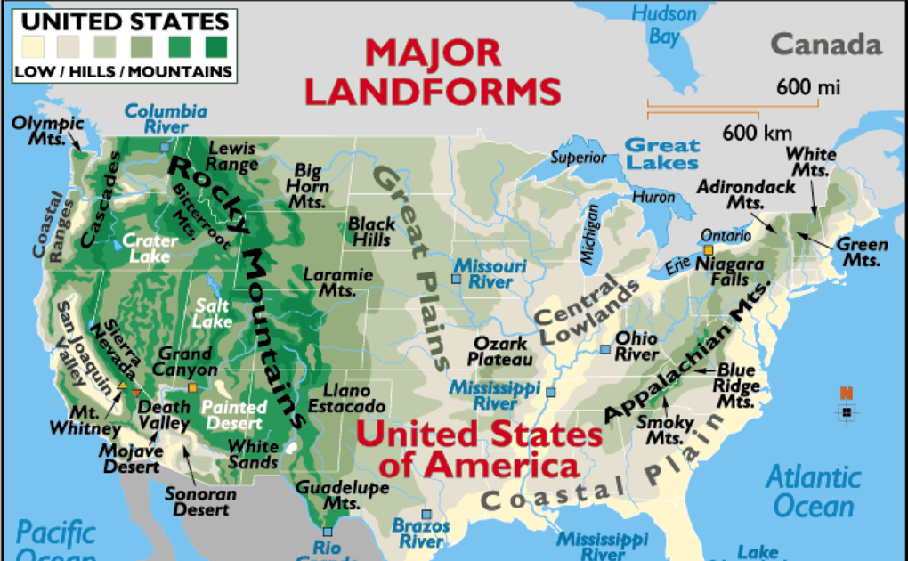 30 Mountain Ranges Usa Map - Maps Online For You