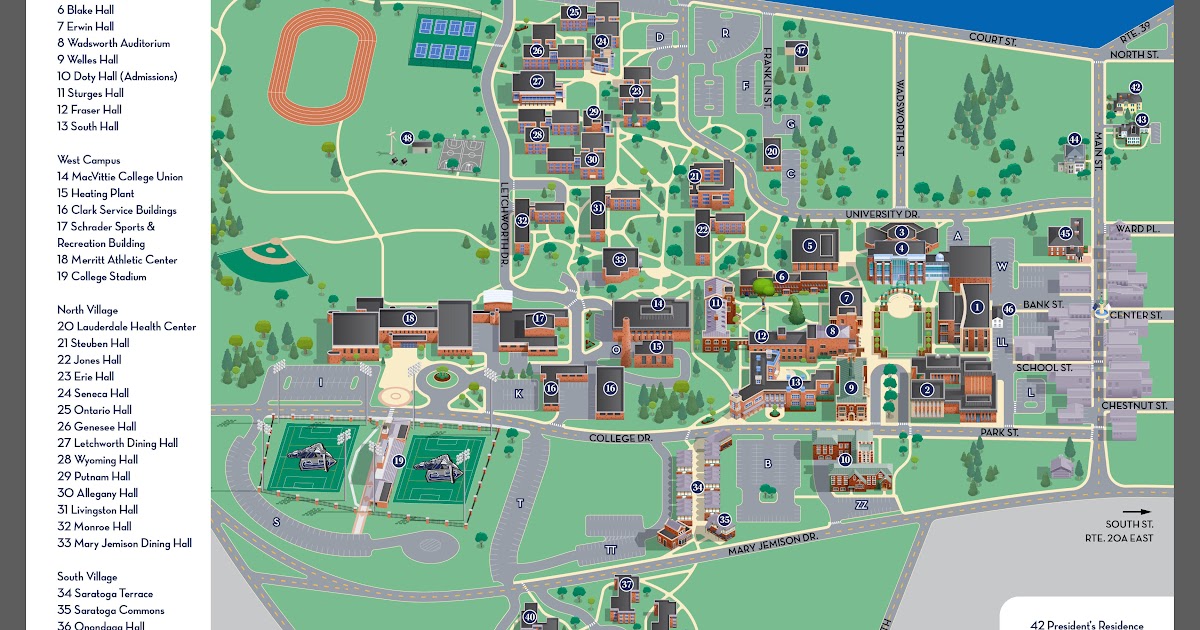 Westfield State University Campus Map