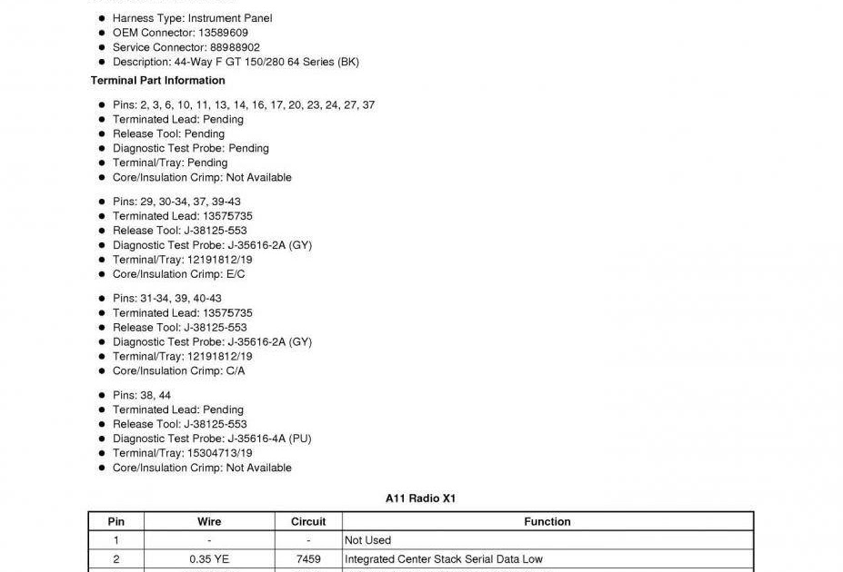 2014 Chevy Silverado Speaker Wiring Diagram