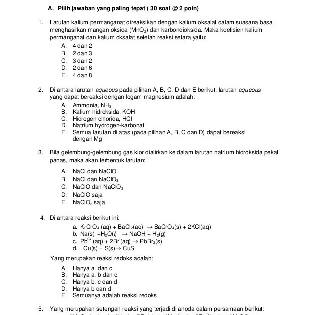 Soal Osk Kimia 2016 No 1 - Binca Books