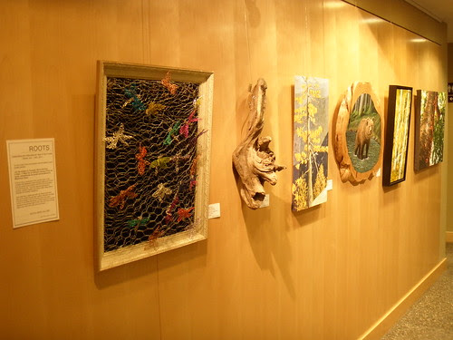 pictures from an exhibition: Roots at the Scotia Creek Gallery in Whistler