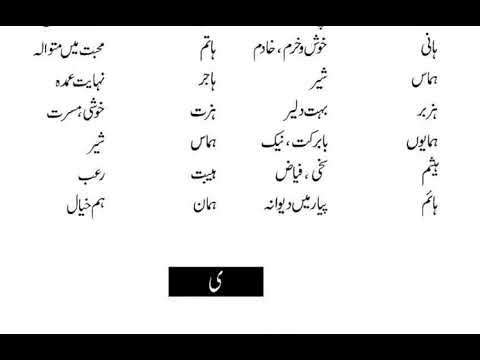 representation meaning in urdu