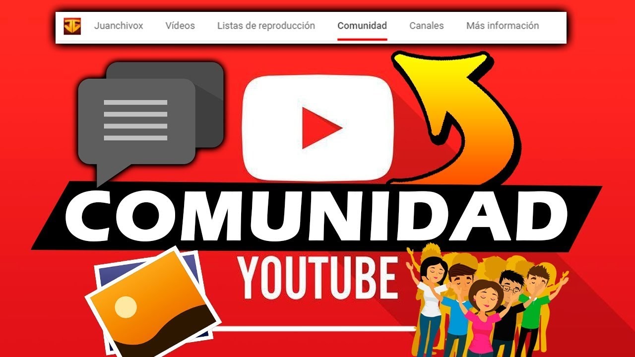 Resultado de imagen para Activar La Opcion COMUNIDAD en YouTube