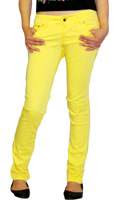 yellow jean pants