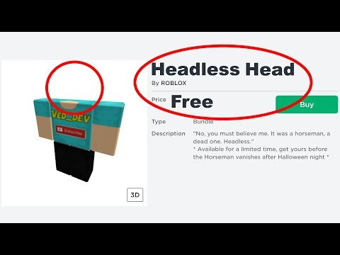 Buying Headless Horseman In Roblox