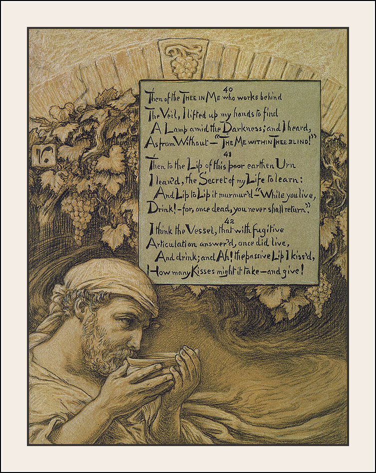 Rubaiyat of Omar Khayyam. Drawings by Elihu Vedder. - Book Graphics