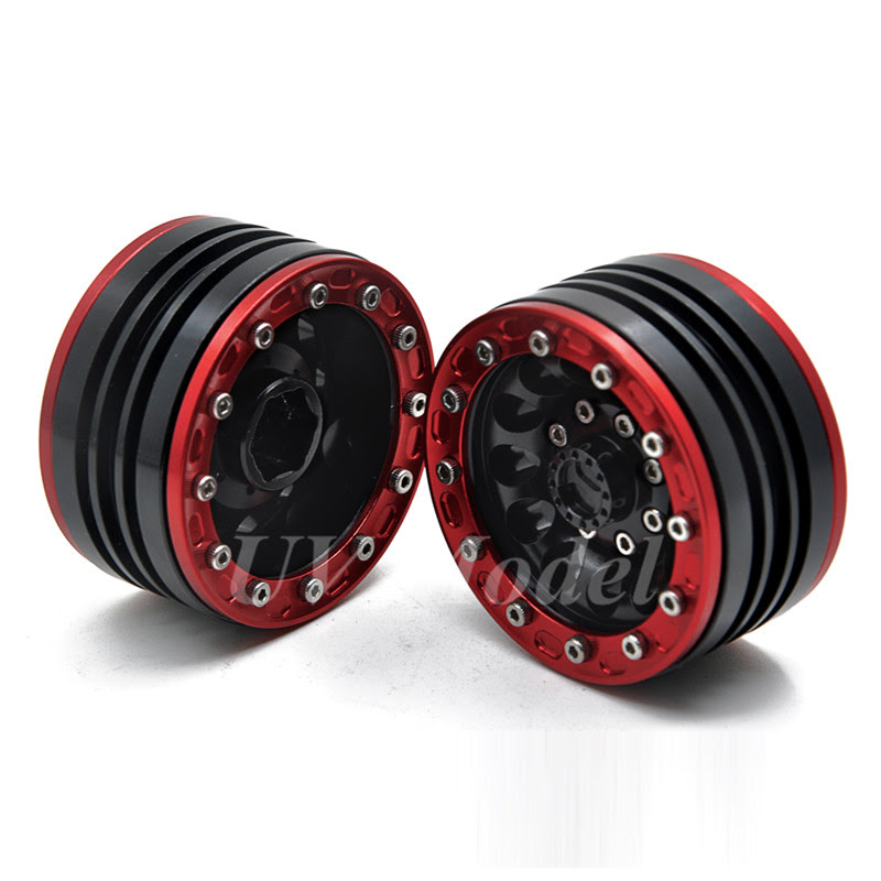 Cerchio Ruota Con Perline In Metallo 1,9"" Per Auto 1/10 RC Cingolato - Foto 7